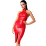 Платье Noir Handmade F354 Red powerwetlook dress - L