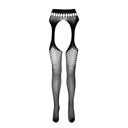 Эротические колготки-бодистокинг Passion ECO S002 black