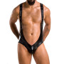 Чоловіче відкрите боді Passion 027 Bruno Black L/XL