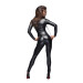 Комбинезон Noir Handmade F162 Powerwetlook overall with leash and two-way zipper, S, мокрый эффект