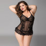 Платье JSY P71137 Черное Plus Size