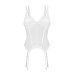 Корсет Obsessive Arrowel White corset 2XL/3XL