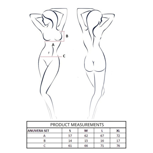 Комплект Passion ANUVERA SET white S