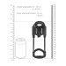 Пристрій для збільшення члена (Екстендер) Pumped Penis Extender Black