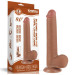 Фалоімітатор LoveToy Sliding-Skin Dual Layer Dong 9 1000 Brown