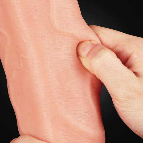 Фаллоимитатор LoveToy Dual-Layered Silicone Cock 12 Flesh 453