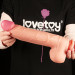 Фаллоимитатор LoveToy Dual-Layered Silicone Cock 12 Flesh 453