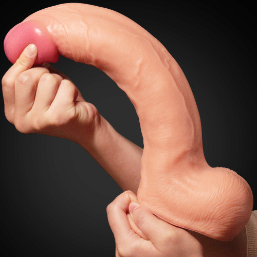 Фаллоимитатор LoveToy Dual-Layered Silicone Cock 12 Flesh 453