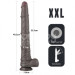 Фалоімітатор LoveToy Dual Layered Bendable Silicone Cock XXL 16 Black