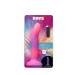 Светящийся в темноте фаллоимитатор ADDICTION Rave 8 Glow in the Dark Dildo Pink Purple, 20,3 см