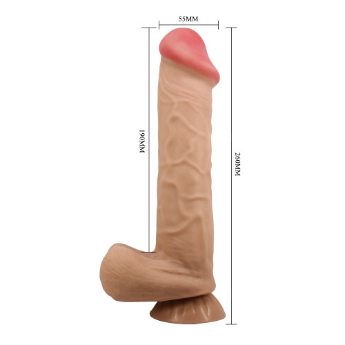 Фаллоимитатор Pretty Love Mendel Sliding Skin 10.2 Flesh