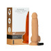 Фаллоимитатор ADDICTION Dual Density Silicone Dildo Caramel 8″, присоска, диаметр 4,3 см, виброшар.