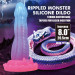 Фэнтезийный фаллоимитатор Power Monsters Void Python, 20.5 см