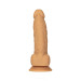 Фаллоимитатор ADDICTION Dual Density Silicone Dildo Caramel 8″, присоска, диаметр 4,3 см, виброшар.