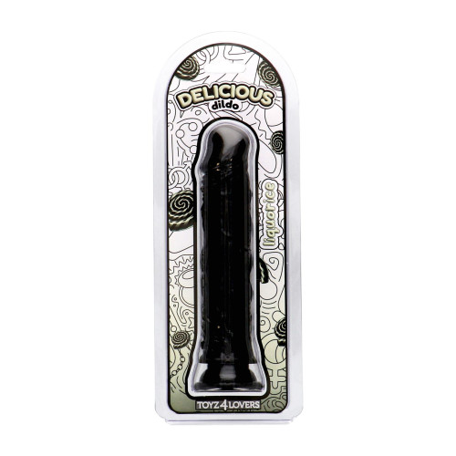 Фаллоимитатор с ароматом лакрицы Toyz4lovers Delicious Dildo Liquorice, 20 см