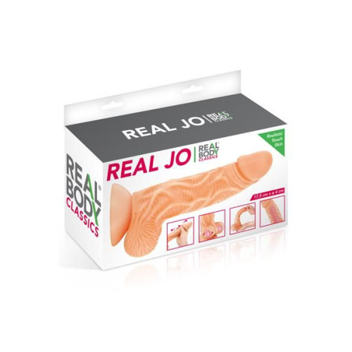 Фаллоимитатор с подвижной крайней плотью Real Body Real JO