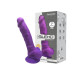 Фаллоимитатор SilexD Johnny Purple (MODEL 1 size 7in), двухслойный, силикон+Silexpan, диаметр 3,8 см