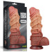 Фаллоимитатор LoveToy Dual-Layered Silicone Cock With Rope 10.5 Flesh