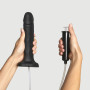 Фаллоимитатор, заканчивающий Strap-On-Me Squirting Cum Dildo Realistic Black, диам. 3,5 см, силикон