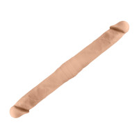 Фаллоимитатор двухсторонний SIlexD Billy-Joe Double Dong M Flesh, двухслойный, силикон+Silexpan