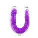 Двойной фаллоимитатор LyBaile Double Dong Фиолетовый