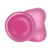 Фаллоимитатор с мошонкой LoveToy Jelly Studs Crystal Dildo Medium 7 Pink