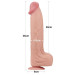 Фалоімітатор LoveToy Sliding-Skin Dual Layer Dong 14 Flesh