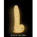 Светящийся в темноте фаллоимитатор ADDICTION - BRANDON
