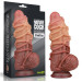Фаллоимитатор LoveToy Dual-Layered Silicone Cock With Rope 9.5 Flesh 931
