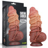 Фаллоимитатор LoveToy Dual-Layered Silicone Cock With Rope 9.5 Flesh 931