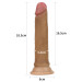 Фалоімітатор LoveToy Dual-Layered Silicone Cock 7 Brown