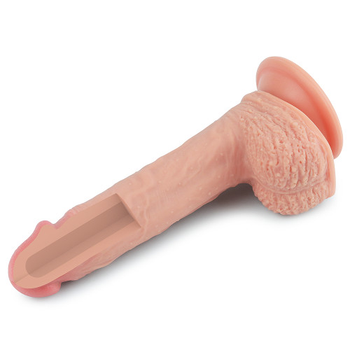 Фаллоимитатор LoveToy Dual-Layered Liquid Silicone Nature Cock 8,5 Телесный