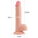 Фаллоимитатор LoveToy Dual-Layered Liquid Silicone Nature Cock 8,5 Телесный