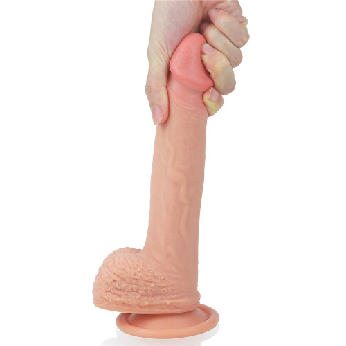 Фаллоимитатор LoveToy Dual-Layered Liquid Silicone Nature Cock 8,5 Телесный
