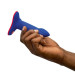 Фалоімітатор Fun Factory LIMBA FLEX S, синій, гнучкий, з ефектом пам’яті, підходить для точки G