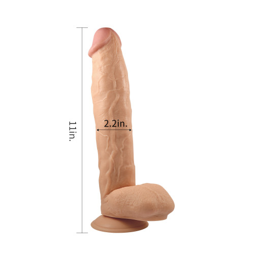 Фаллоимитатор с мошонкой LoveToy Legendary King Sized Realistic Dildo 11