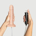 Фалоімітатор, що кінчає Strap-On-Me Squirting Cum Dildo Realistic Flash, діам. 3,5 см, силікон
