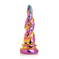Фэнтезийный фаллоимитатор Creature Cocks Enchanting Rainbow Glass Dildo