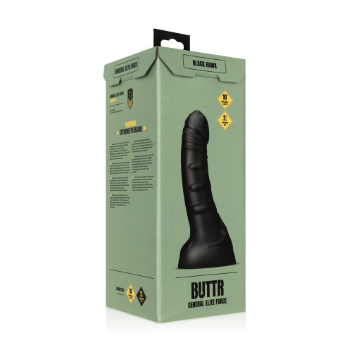 Фаллоимитатор BUTTR - Black Hawk Curved Anal Dildo