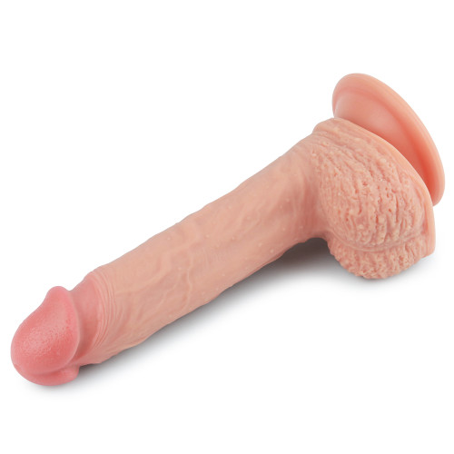 Фаллоимитатор LoveToy Dual-Layered Liquid Silicone Nature Cock 8,5 Телесный