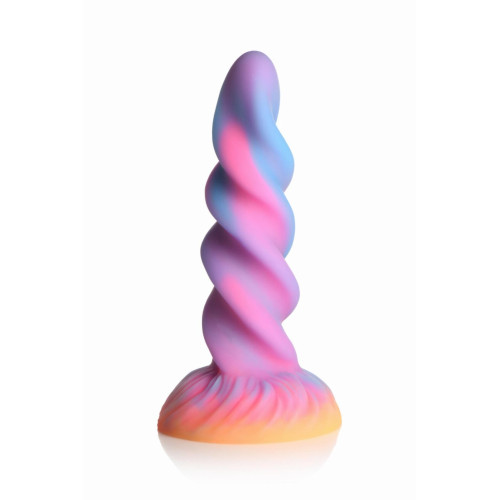 Фэнтезийный фаллоимитатор Creature Cocks Glow-in-the-Dark Unicorn Dildo