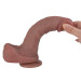 Фаллоимитатор Erospace Natural Play Silicone Dildo D2, 20.6 см