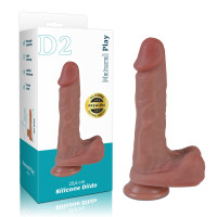 Фаллоимитатор Erospace Natural Play Silicone Dildo D2, 20.6 см