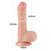 Фаллоимитатор LoveToy Sliding-Skin Dual Layer Dong 7 991 Flesh