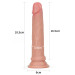 Фалоімітатор LoveToy Dual-Layered Silicone Cock 7 Flesh
