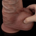 Фаллоимитатор LoveToy DualLoveToyLayered Silicone Cock XXL 10.5 Brown