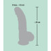 Фаллоимитатор You2Toys с мошонкой Medical Silicone Dildo Телесный 20 см 526673
