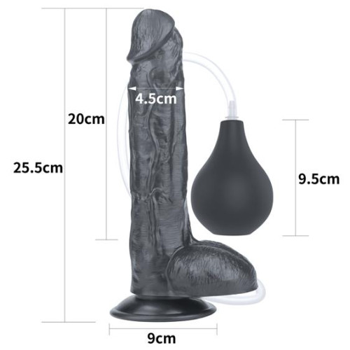 Фаллоимитатор LoveToy Squirt Extreme Dildo 10 Black