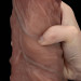 Фаллоимитатор LoveToy DualLoveToyLayered Silicone Cock XXL 10.5 Brown
