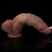 Фаллоимитатор LoveToy DualLoveToyLayered Silicone Cock XXL 10.5 Brown